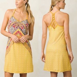 PrAna Elixir Dress in Marigold Marrakesh Size: S